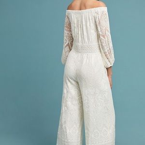 Anthropologie white romper